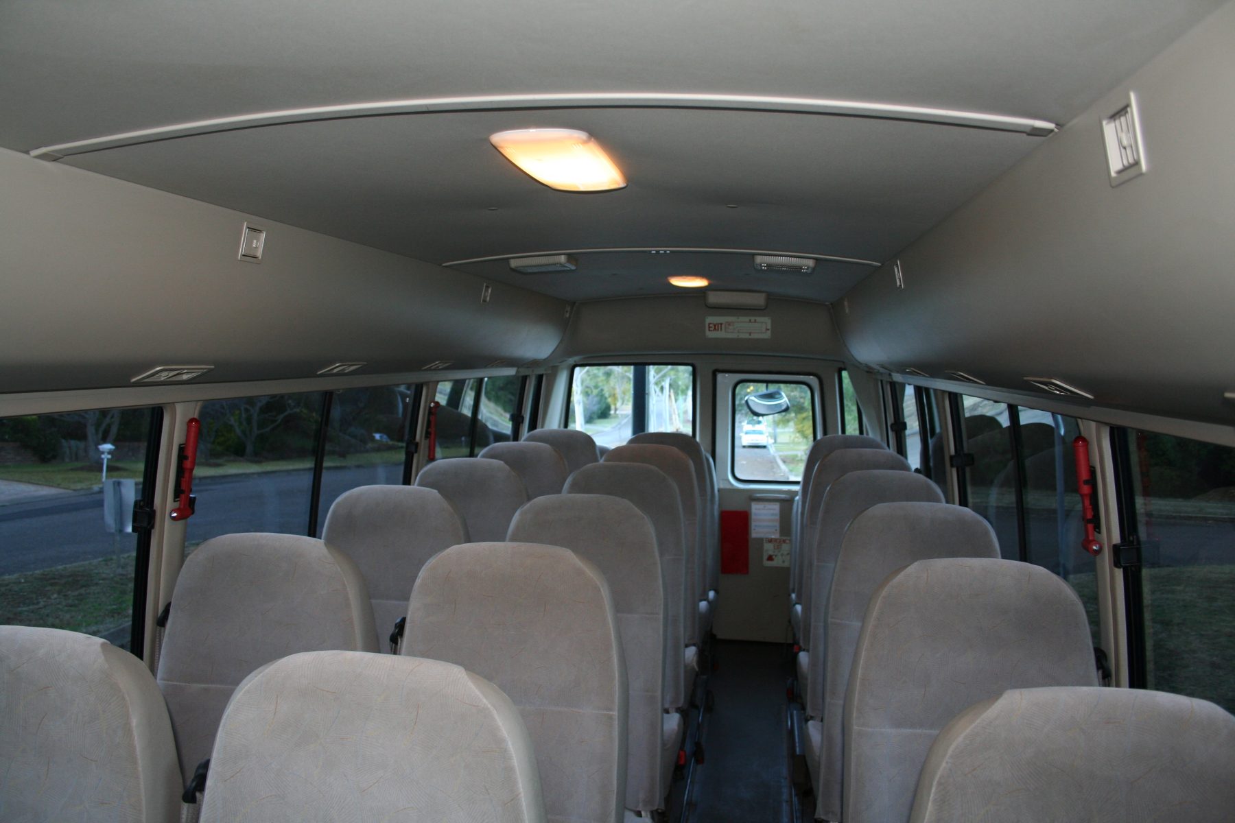 mini tourist bus seating capacity
